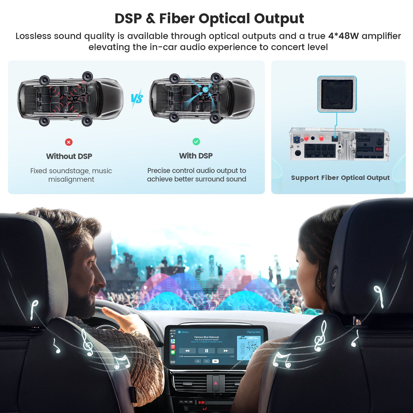 Roadanvi X12 Car Stereo for Mazda CX5 2012-2015 Car Radio CarPlay Android Auto Bluetooth WiFi 4G LTE 12.3" QLED 1920x720 Touch Screen Android 12 Head Unit  4G+64G GPS Navigation