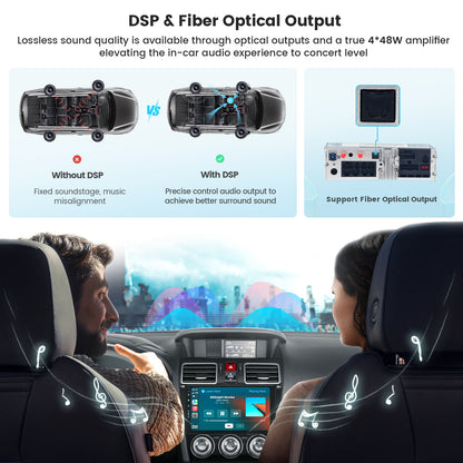 Roadanvi 9" Android 12 Car Stereo for Subaru Forester 4 WRX 2016-2018  CarPlay & Android Auto 4GB+64GB/8G+128G  Bluetooth, WiFi & 4G LTE GPS Navigation 1280x720 QLED Touch Screen Head Unit